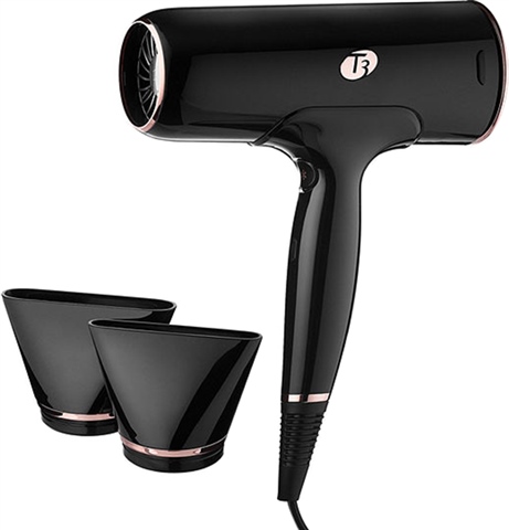 T3 Cura Luxe Hair Dryer 2 Attachments Black Rose Gold A CeX IE Buy Sell Donate